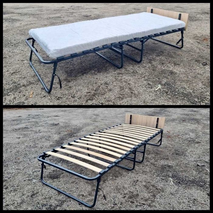 Розкладачка розкладне ліжко раскладушка розкладушка кровать с матрасом