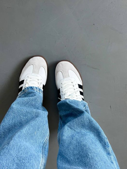 Жіночі кросівки Adidas Samba White/Black
