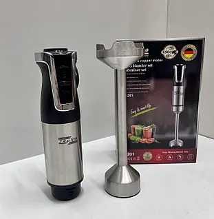 Блендер занурювальний 5в1 Zepline ZP-143, насадки, 1500 Вт потужність