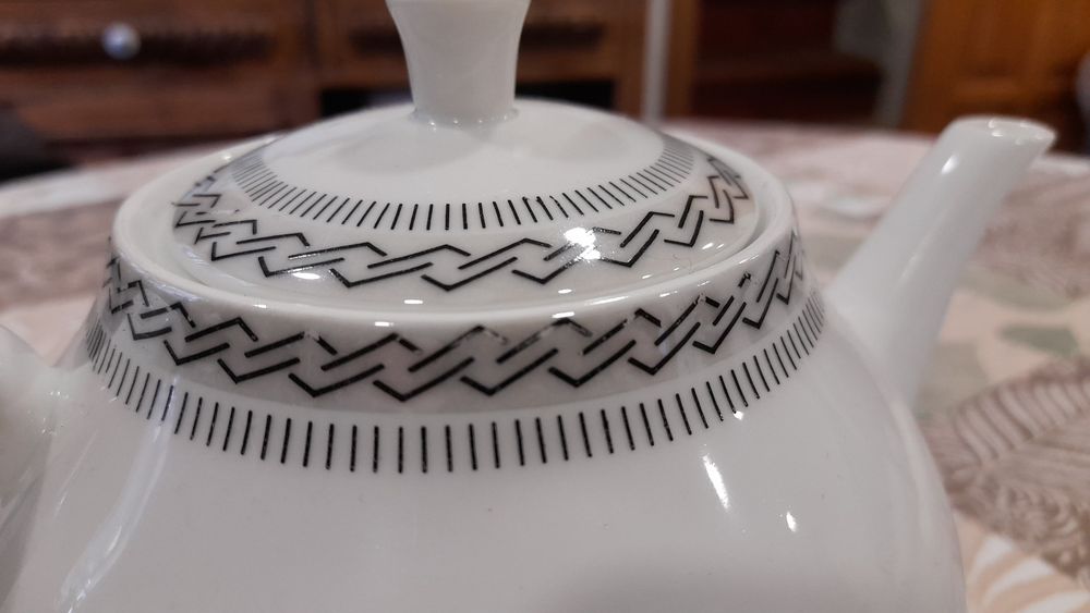 Bule e chávena vista alegre