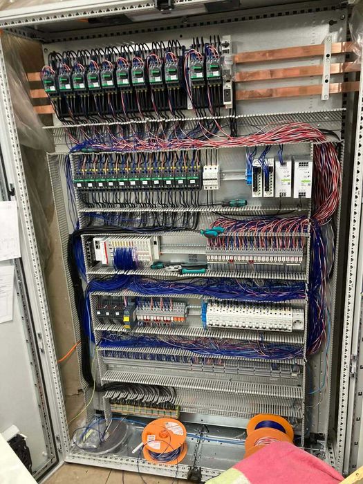 Prefabrykacja i składanie przemysłowych szaf sterowniczych