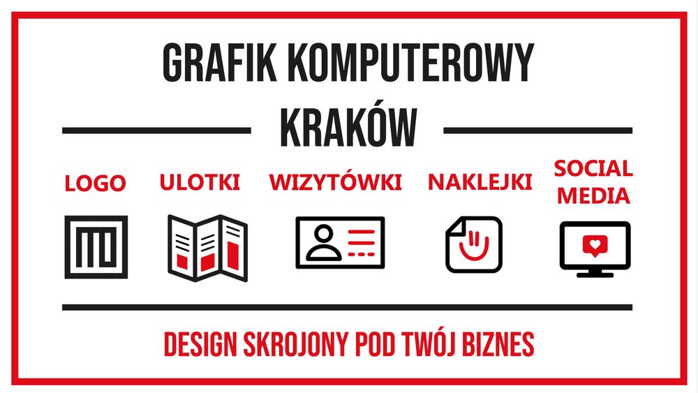 Grafik komputerowy Kraków – logo, ulotki, naklejki i social media