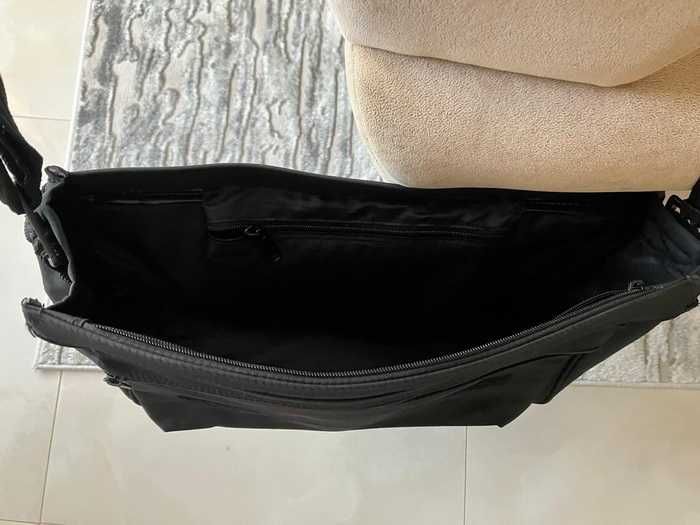 Torba – teczka na laptopa i dokumenty, czarna, Enrico Benetti