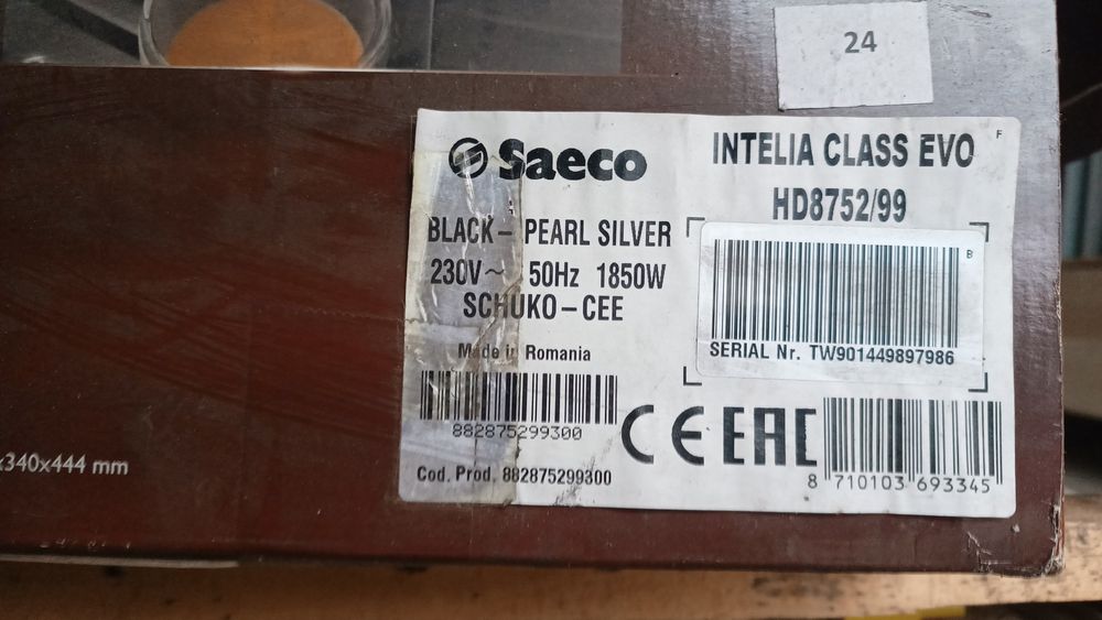 Ekspres ciśnieniowy Saeco intelia