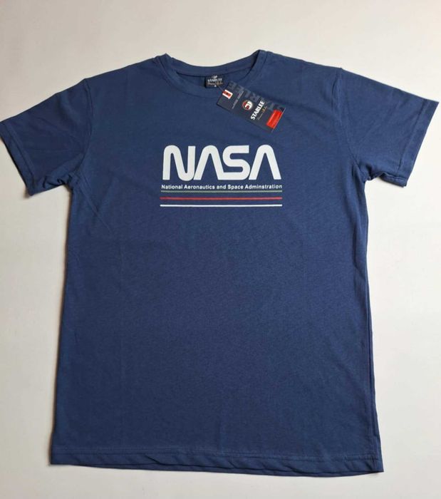 Koszulka męska bawełna t-shirt męski turecki Starlee NASA r 2XL-118cm