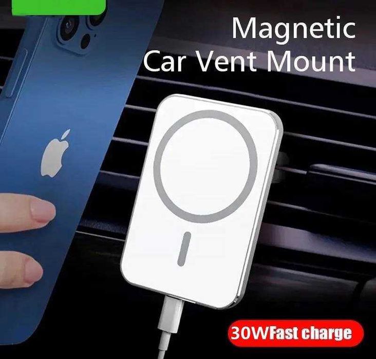 Suporte magnético para carro / automóvel com Magsafe para iPhone (telemóvel)