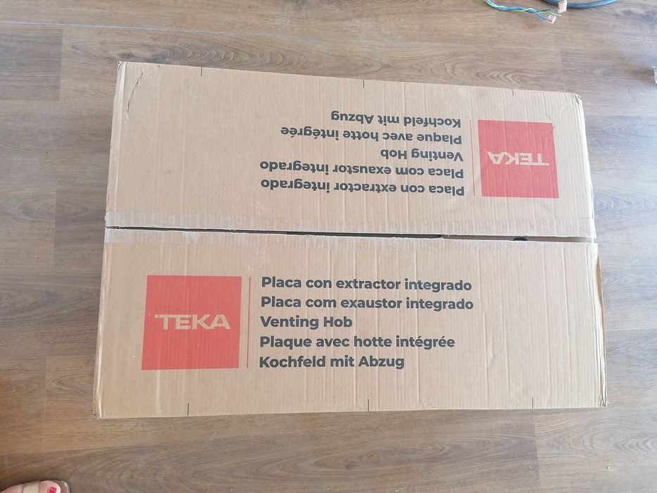 Placa Teka Mastersense air 80cm com exaustor integrado