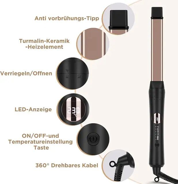 Щипці для завивки плойка  5 в 1 PARWIN PRO BEAUTY