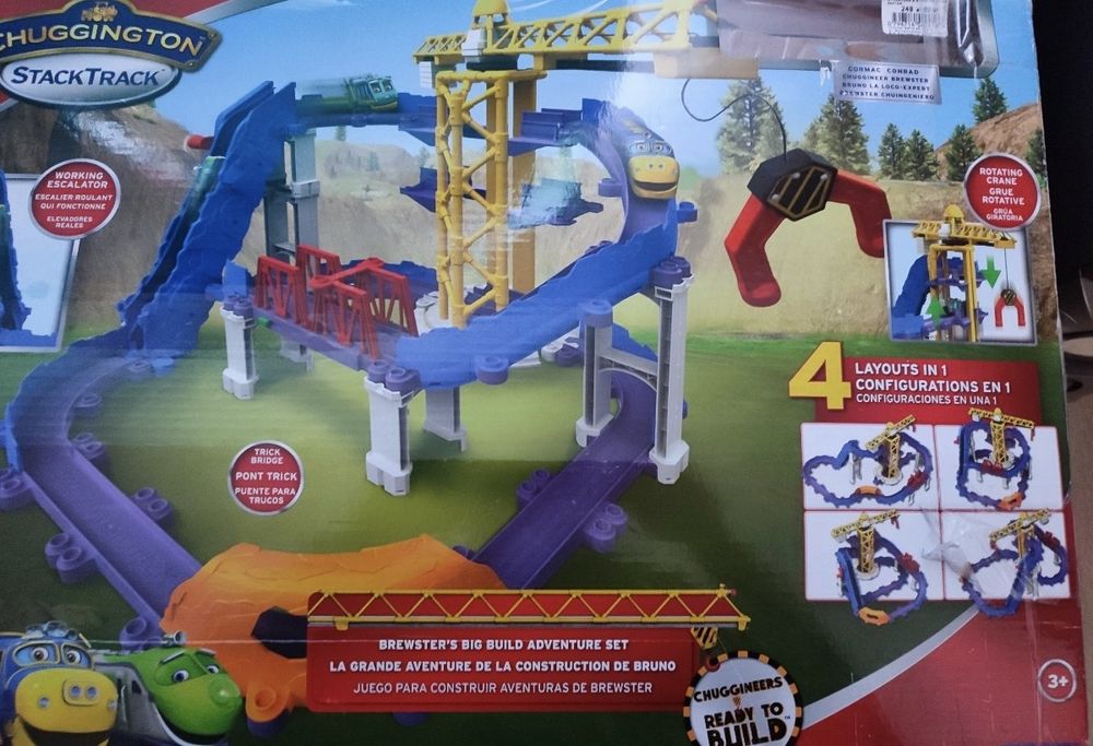 Stacyjkowo tory + dźwig