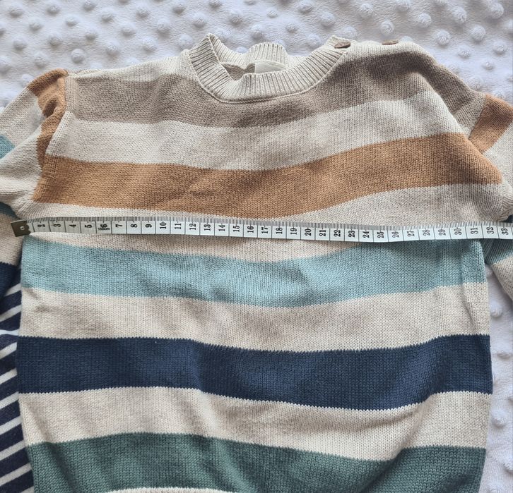 Sweterek H&M rozm 80 +bluza z kapturem rozm 80