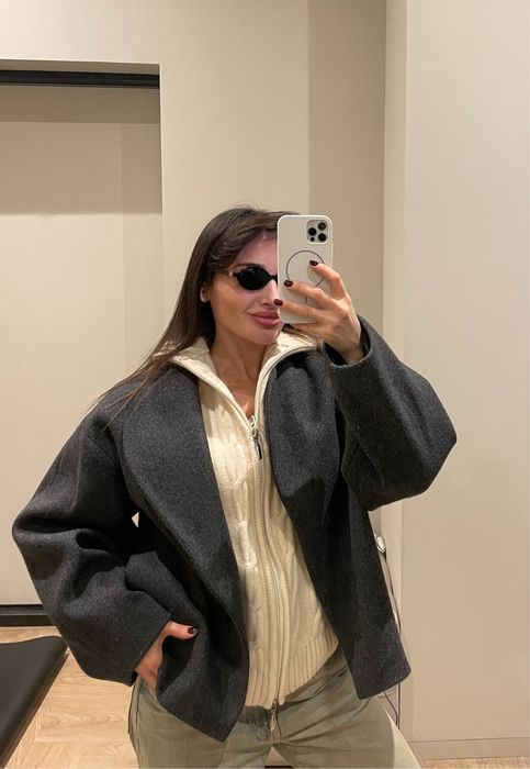 Кашемір вовна светр кардиган S/Onesize стиль Cos