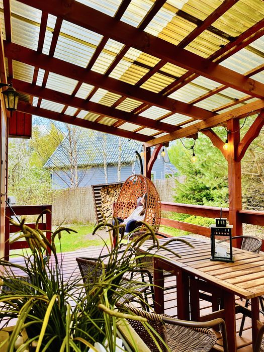 Kaszubski domek, balia, sauna, ognisko, klimatyzacja