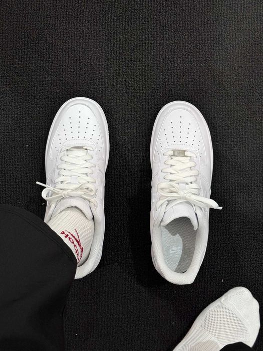 Buty meskie Mokasyny Nike_Air_Force_1_Low '07_Biały R.41