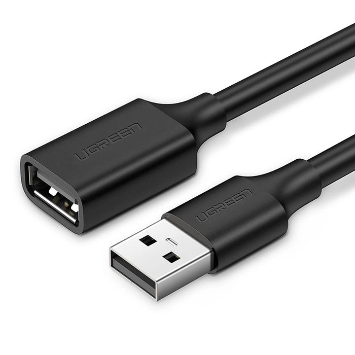 Ugreen przedłużka adapter USB 2.0 1,5m czarny (US103)