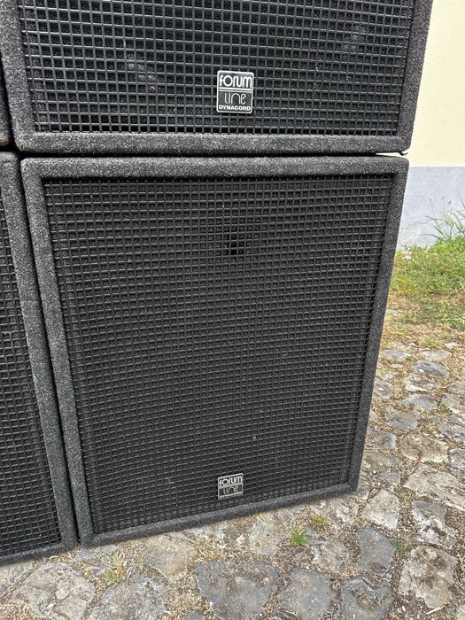 4 graves Dinacord Forum Line 600 Watts com altifalante EV