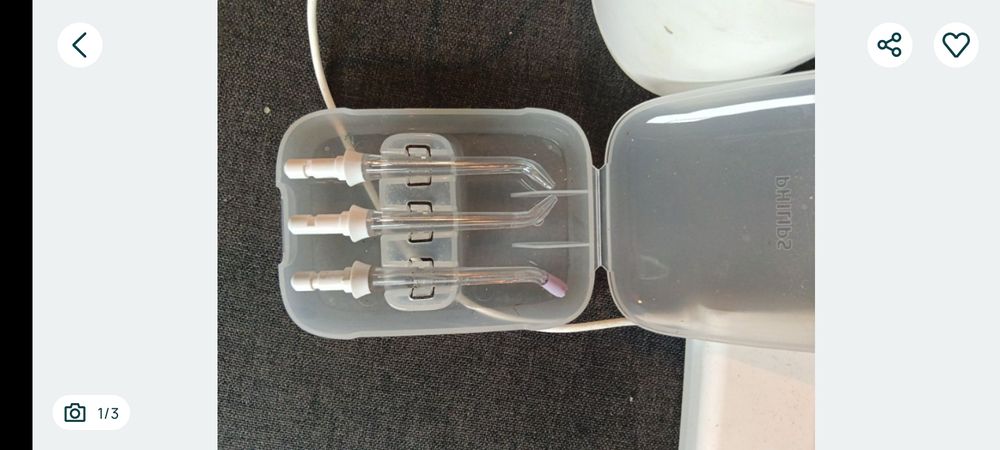 Irygator do czyszczenia zelębów Phillips sonicare