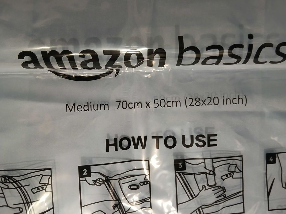 Worki próżniowe 6szt Amazon Basics + pompka