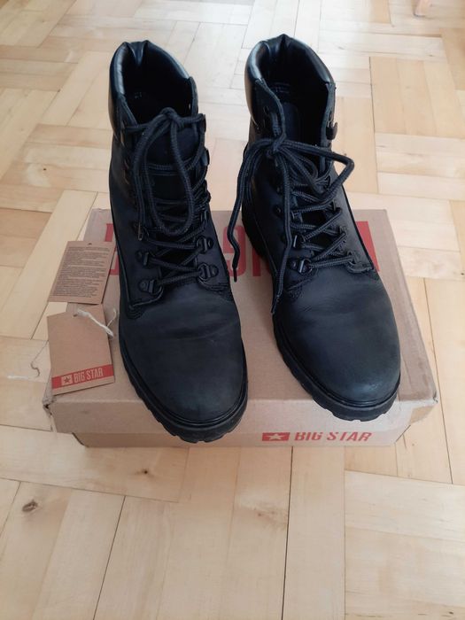 Buty damskie dziewczęce trapery/botki Big Star r.40