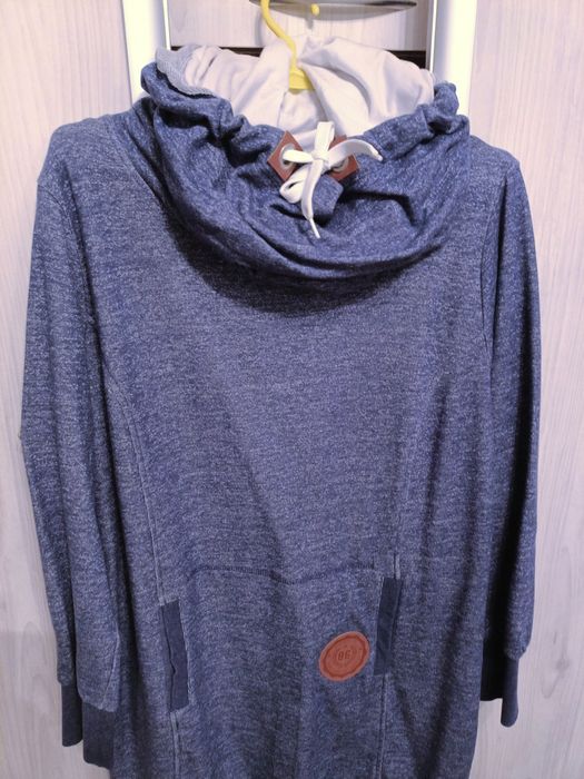 Bluza długa Bon Prix 44/46 , kolor jeansowy jesień, wiosna