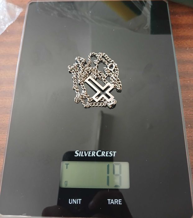 Fio e Cruz de PRATA