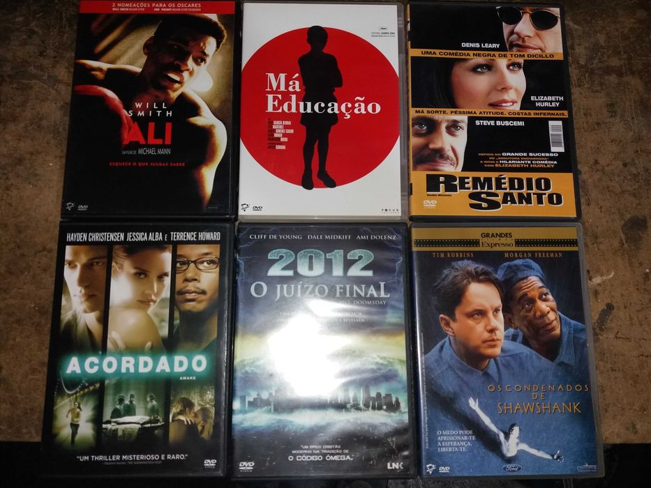 Dvds vários de filmes e documentários