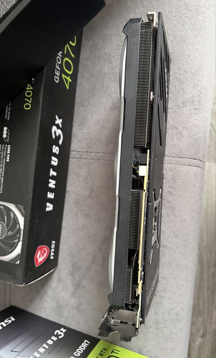 Відеокарта MSI GeForce RTX 4070 VENTUS 3X E1 OC +гарантія