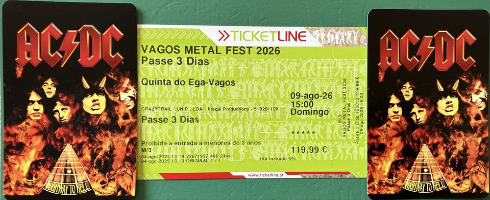 Bilhete Passe Early Bird - Vagos Metal Fest 2026