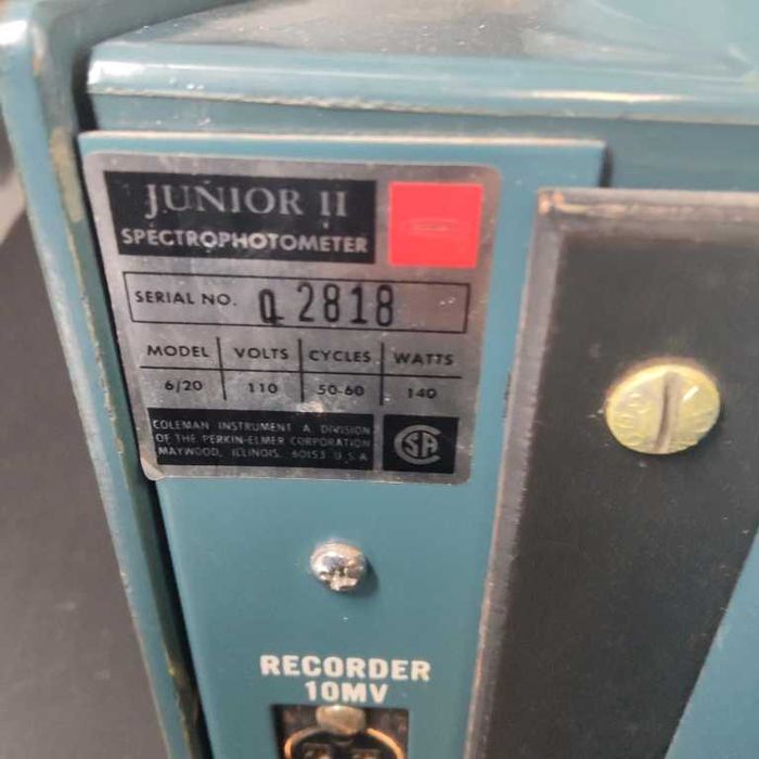 Espectrofotómetro Coleman Junior II
