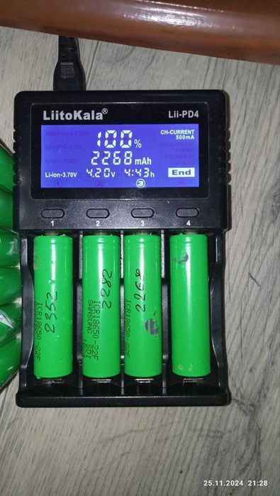 Li-ion ICR18650-  , Ємність 2000 мАгод\ samsung