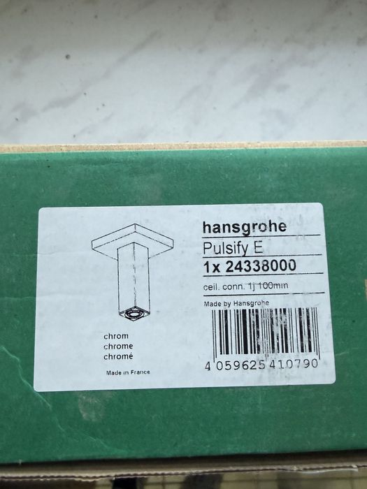 hansgrohe Universal ramię deszczownicy kolor: chrom