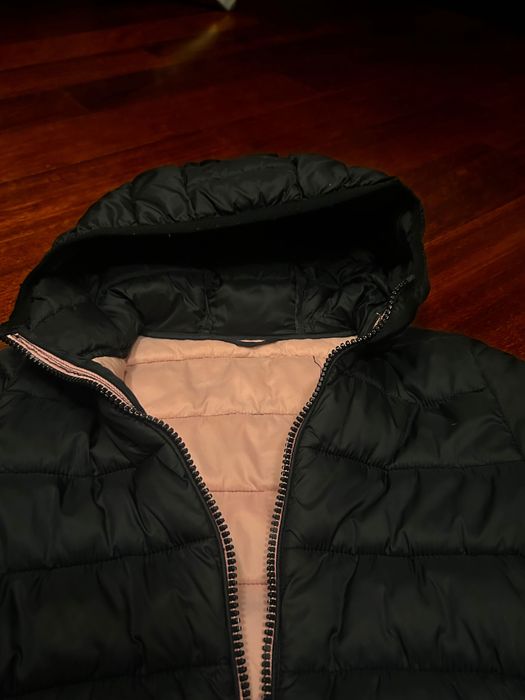 Next kurtka puchowa lekka 134 czarno różowa Radom