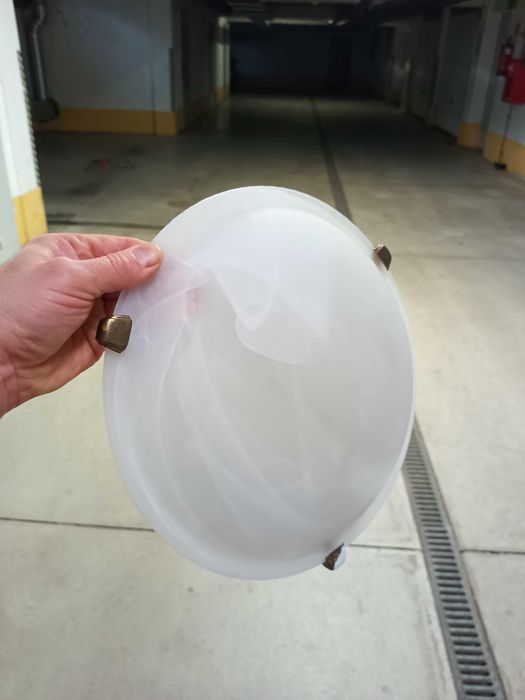 Lampa plafon okrągły biały