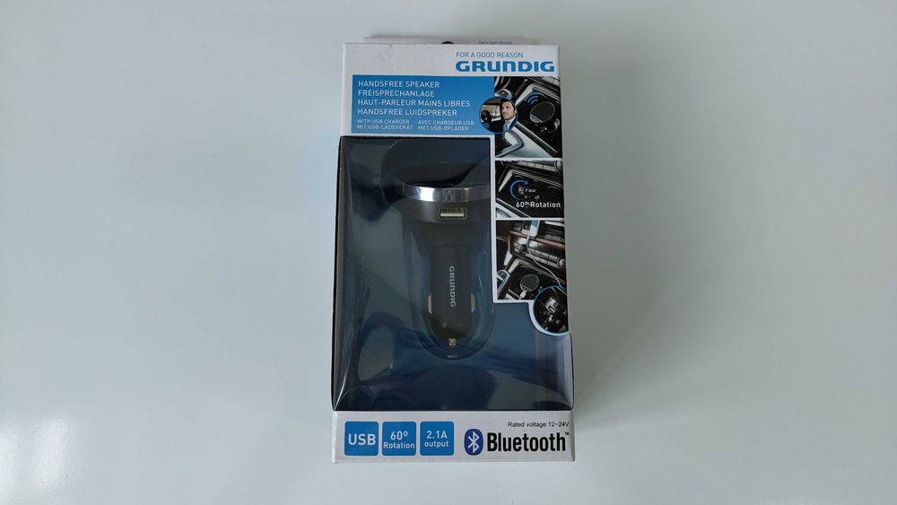 Grundig – zestaw głośnomówiący z ładowarką
