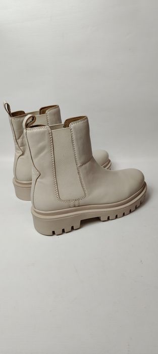 NOWE botki sztyblety damskie skórzane Cafènoir roz 40/41 wkładka 27 cm