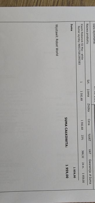 Roborock s5 max odkurzacz