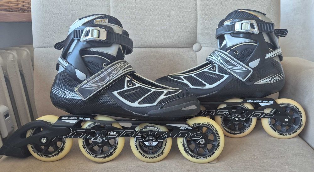 Rollerblade Tempest 100, EU 44.5 (29.0cm), SG9 100mm flagowe rolki