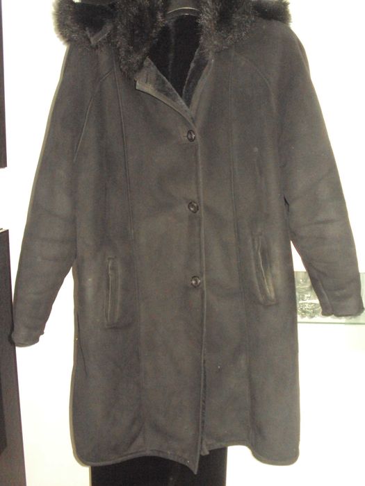 Kożuch ekologiczny z kapturem