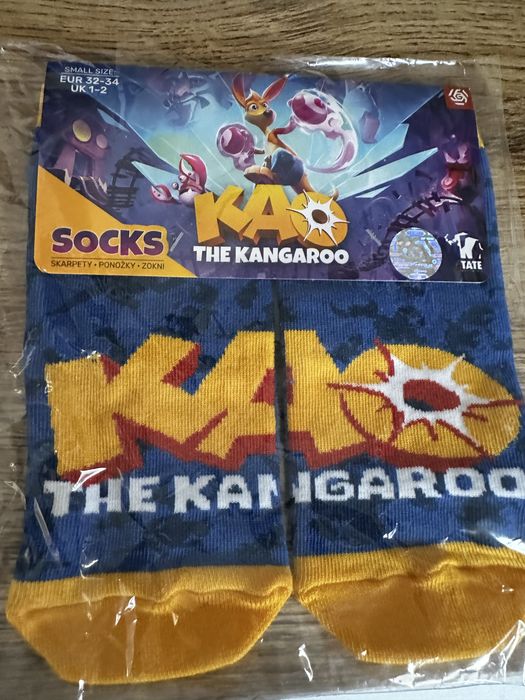 Skarpetki r.32-34 Kao the kangaroo nowe