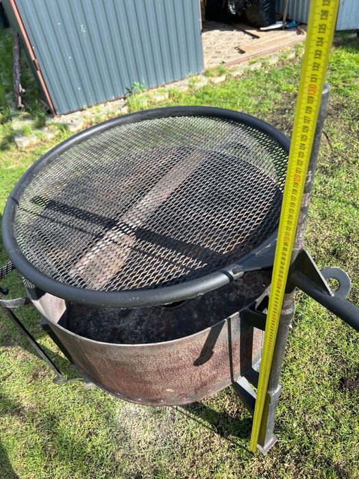 Grill palenisko regulowany ruszt blacha 4mm