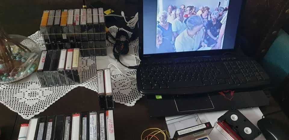 Conversão de Cassetes VHS para Digital/recuperação - Analógico/Digital