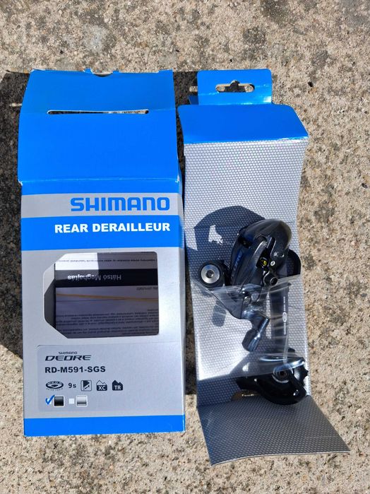 Desviador Shimano Deore 9 velocidades. Novo