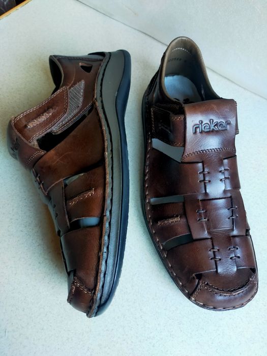 Buty Sandały półbuty Rieker 42 skórzane