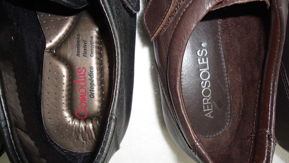 Sapatos ortopédicos número 36