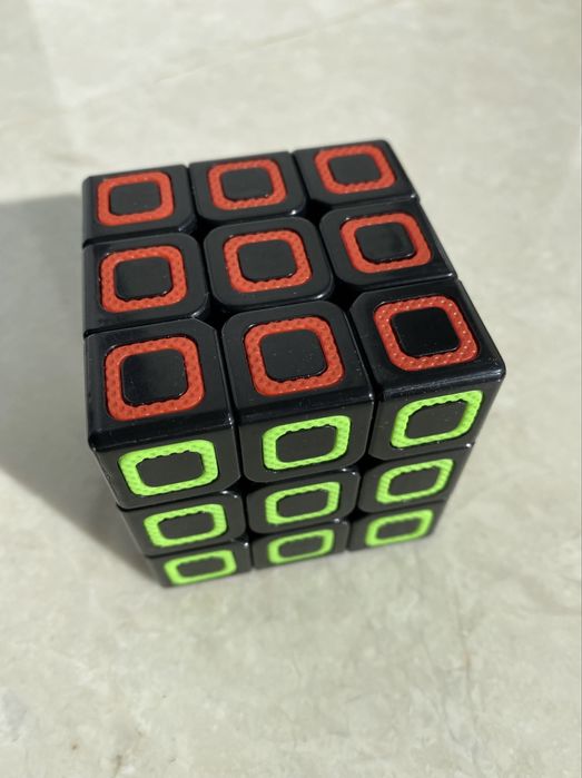 Кубик Рубіка 3×3 преміум чорний легке обертання