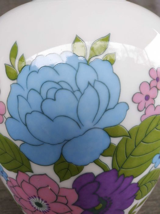 Ваза с крышкой имбирница Германия Винтаж Фарфор