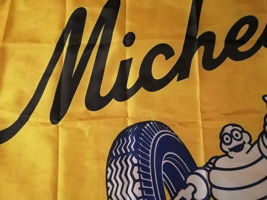 Постер Michelin шини, жовтий, колесо плакат авто, СТО декор