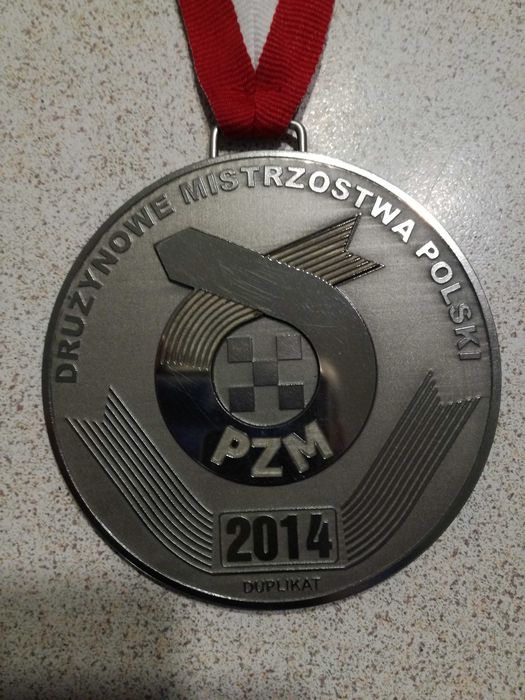 Replika Medalu Drużynowych  Mistrzostw Polskim na żużlu
