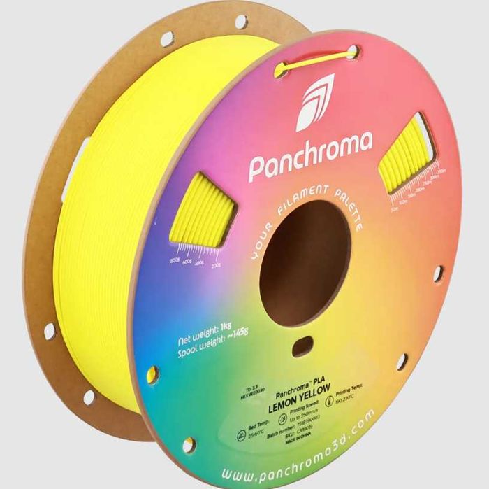 Філамент Polymaker Panchroma Basic PLA Lemon Yellow 1кг 1.75мм лимонно жовтий