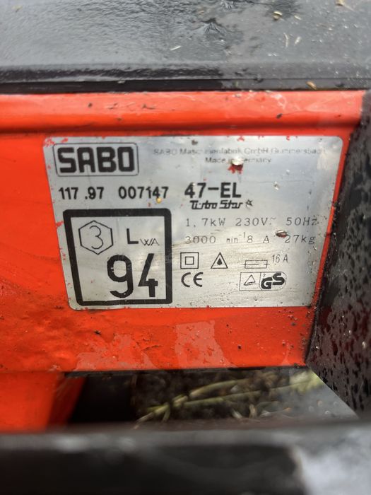 Газонокосарка електрична Sabo