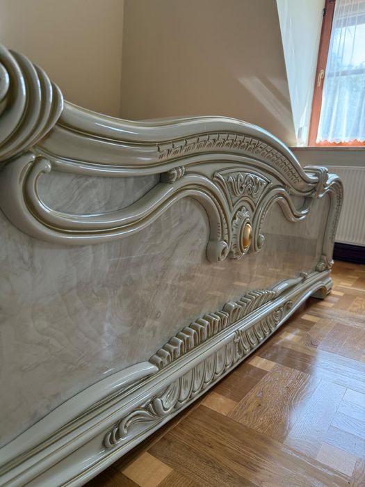 Stylowa Włoska Sypialnia Premium NOWA 8 elementów